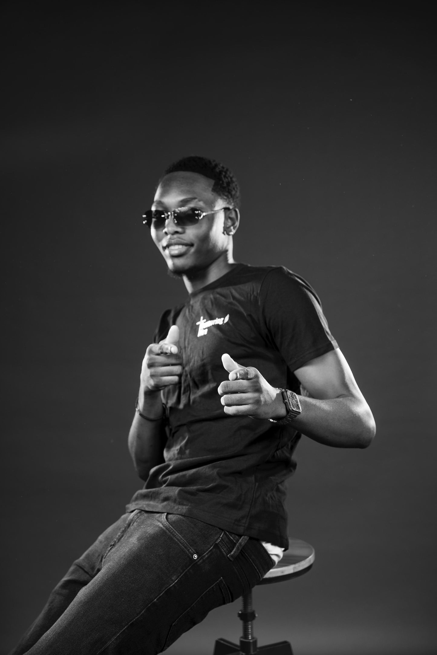 T-shirt noir